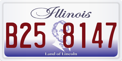 IL license plate B258147