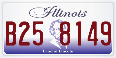 IL license plate B258149