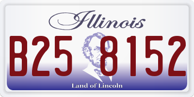 IL license plate B258152