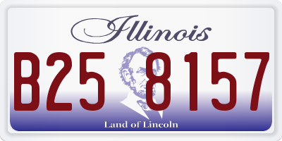 IL license plate B258157