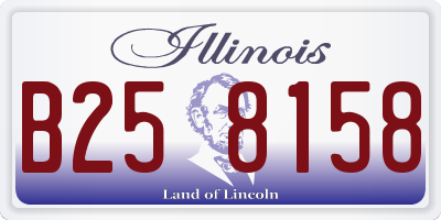 IL license plate B258158