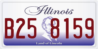 IL license plate B258159