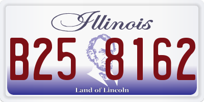 IL license plate B258162