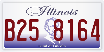 IL license plate B258164