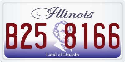 IL license plate B258166