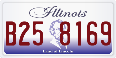 IL license plate B258169
