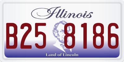 IL license plate B258186