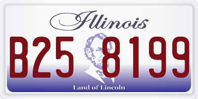 IL license plate B258199