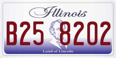 IL license plate B258202