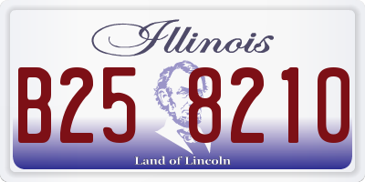 IL license plate B258210