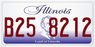 IL license plate B258212