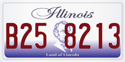 IL license plate B258213