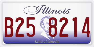 IL license plate B258214