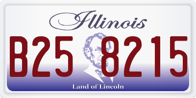 IL license plate B258215