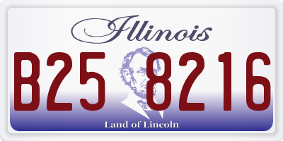 IL license plate B258216