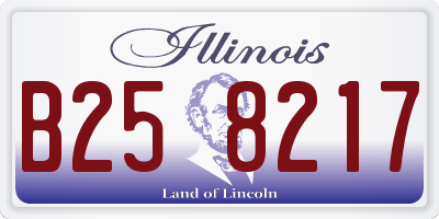 IL license plate B258217
