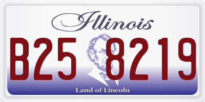 IL license plate B258219