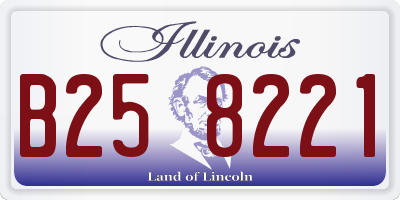 IL license plate B258221