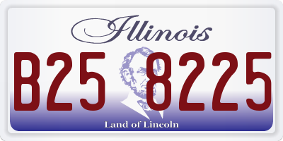 IL license plate B258225