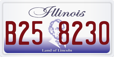 IL license plate B258230