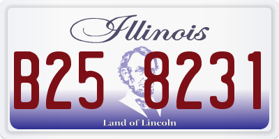 IL license plate B258231