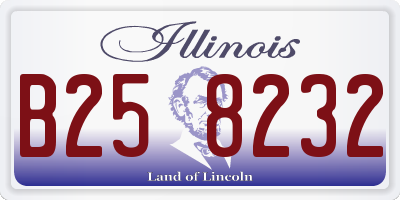 IL license plate B258232