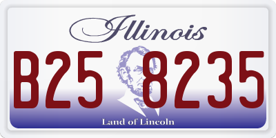 IL license plate B258235