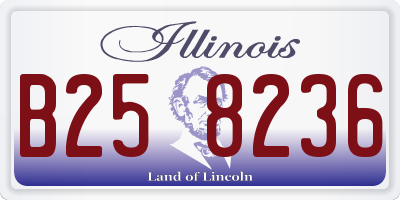 IL license plate B258236
