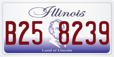 IL license plate B258239
