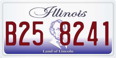 IL license plate B258241