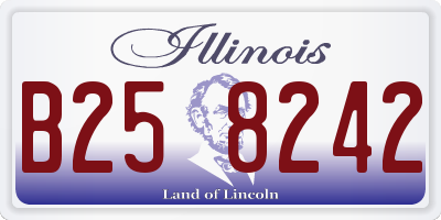 IL license plate B258242