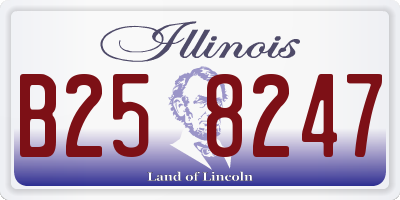 IL license plate B258247