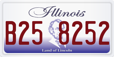 IL license plate B258252