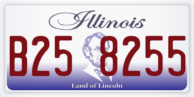 IL license plate B258255