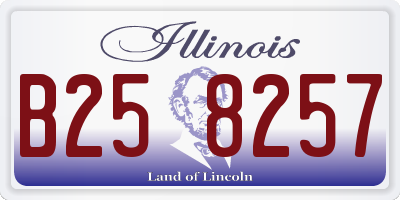 IL license plate B258257