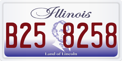 IL license plate B258258