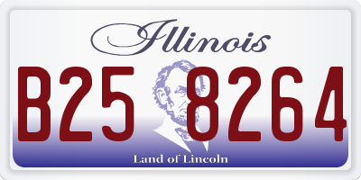 IL license plate B258264