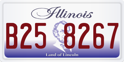 IL license plate B258267