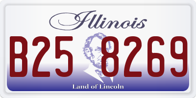 IL license plate B258269