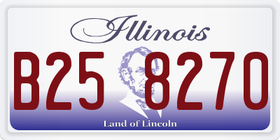 IL license plate B258270