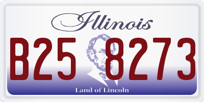 IL license plate B258273