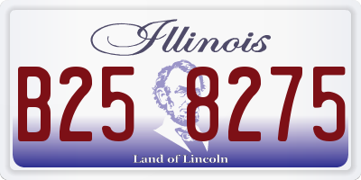 IL license plate B258275