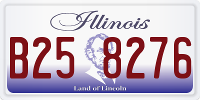 IL license plate B258276