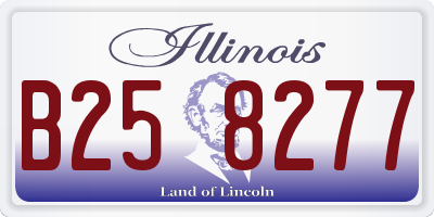 IL license plate B258277