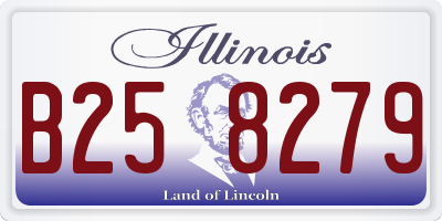 IL license plate B258279