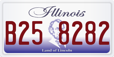 IL license plate B258282