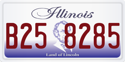 IL license plate B258285