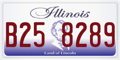 IL license plate B258289
