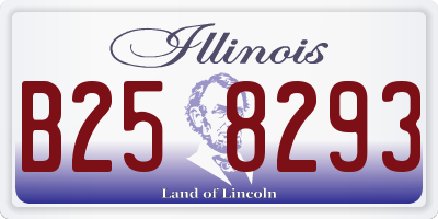IL license plate B258293