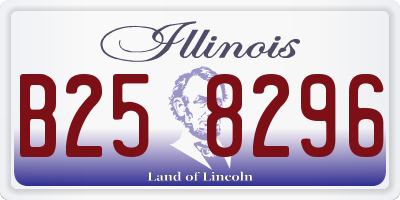 IL license plate B258296
